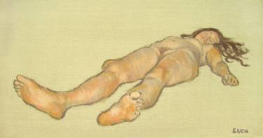 Nude reclining thumb