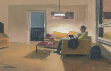 Original Interiors Paintings by Sébastien Badia