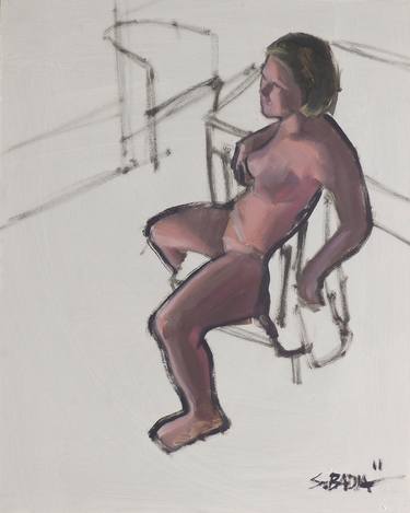 Original Figurative Nude Paintings by Sébastien Badia