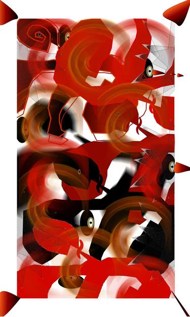Original Abstract Expressionism Performing Arts Digital by Soukeyna Fall