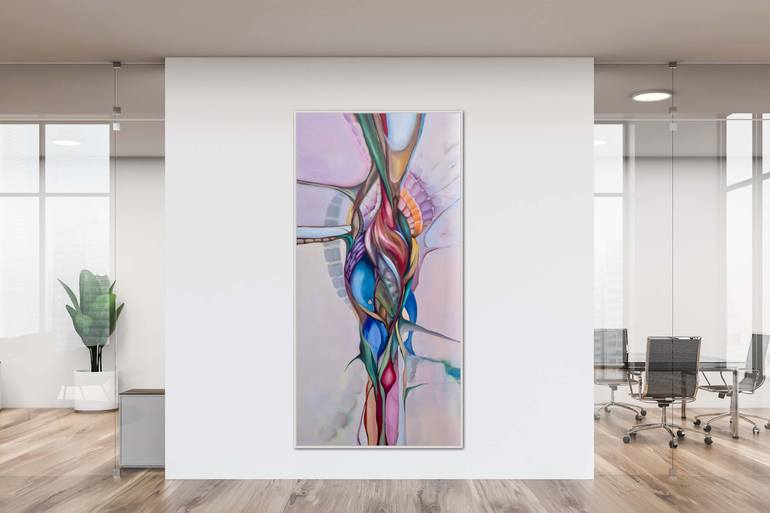 Original Abstract Expressionism Abstract Painting by Aksana Chmel