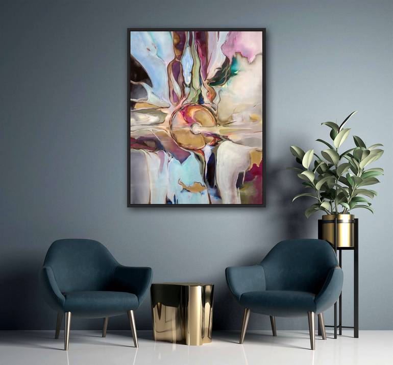 Original Abstract Painting by Aksana Chmel