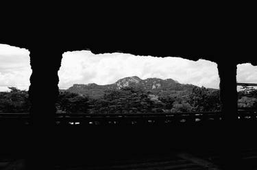 Inwangsan seen from the second floor of Gyeonghoeru, 2014 thumb