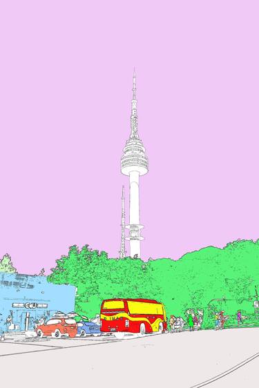"Seoul - Namsan Tower" - Limited Edition of 25 thumb