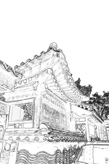 "Seoul Hanok Sketch" - #03 thumb
