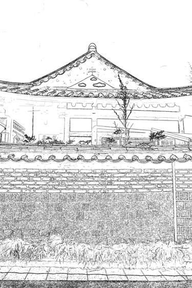 "Seoul Hanok Sketch" - #08 thumb