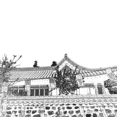 "Seoul Hanok Sketch" - #21 thumb