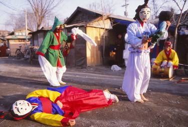 "Intangible Cultural Heritage Songpa Sandae Play" (1980) -#07 thumb