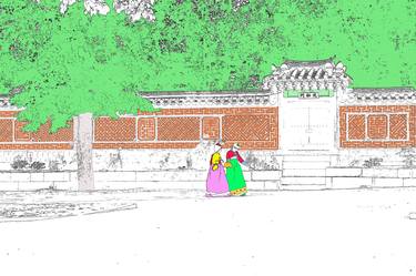 Hanbok, flower blooming in palaces (Gyeongbokgung Palace)-#11 thumb