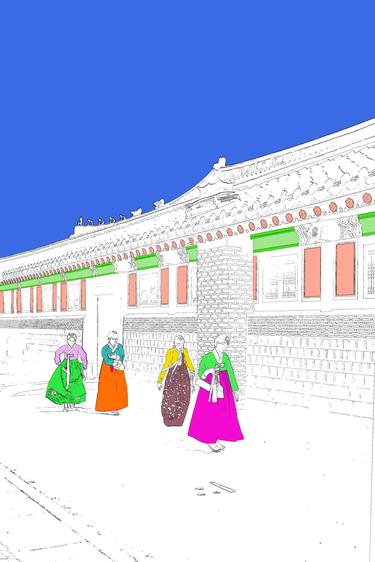 Hanbok, flowers bloom in the palace (Gyeongbokgung Palace)-#17 thumb