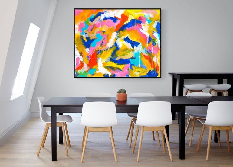 Original Abstract Painting by Uke maulina indriani