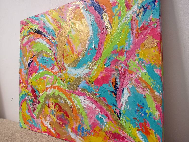 Original Minimalism Abstract Painting by Uke Maulina Indriani