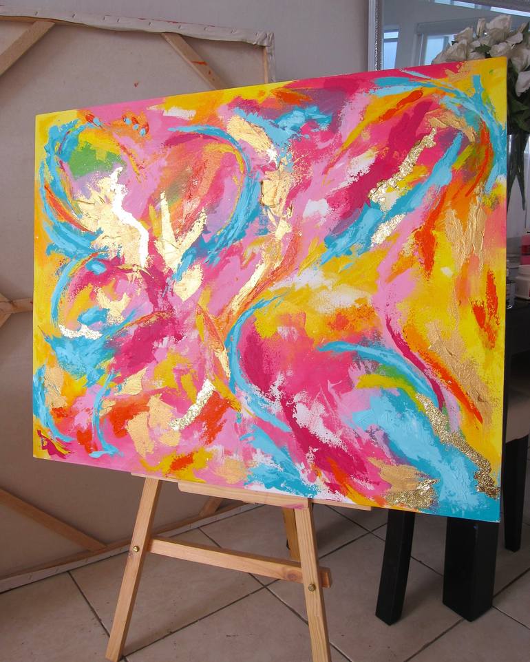 Original Abstract Painting by Uke maulina indriani