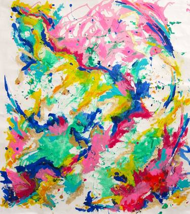 Print of Abstract Expressionism Abstract Paintings by Uke maulina indriani