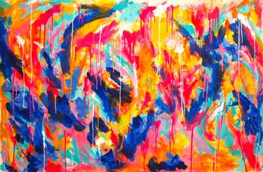 Original Abstract Paintings by Uke maulina indriani