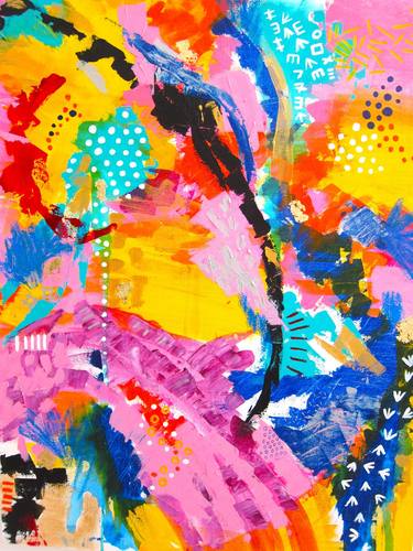 Print of Abstract Paintings by Uke maulina indriani