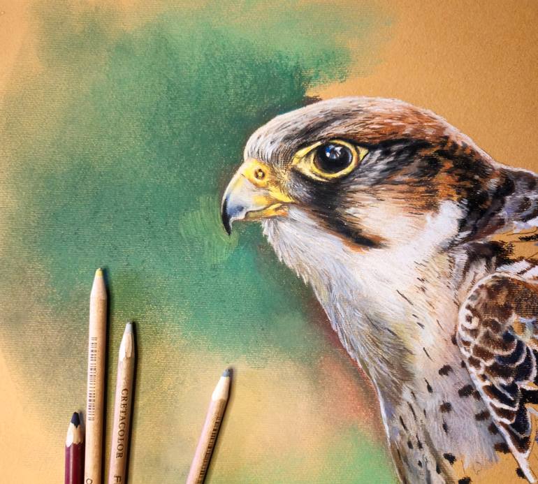 Original Realism Animal Drawing by Tigran Abramyan