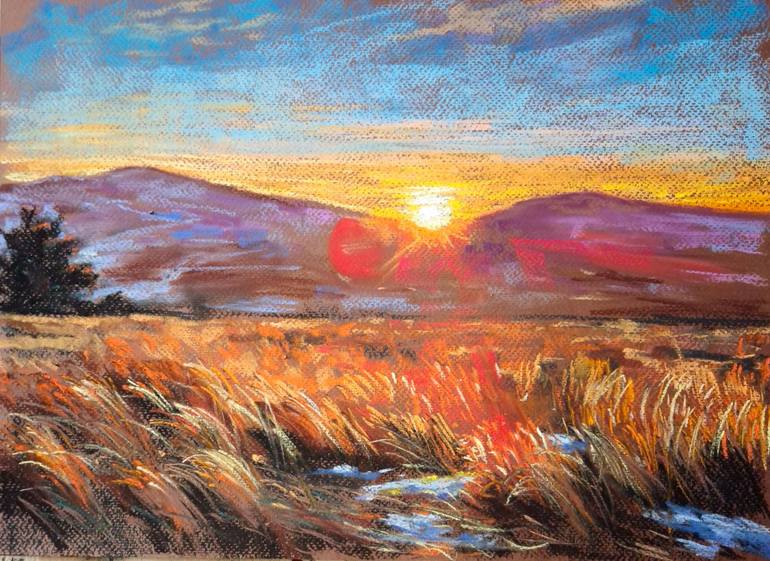 Original Realism Landscape Drawing by Tigran Abramyan