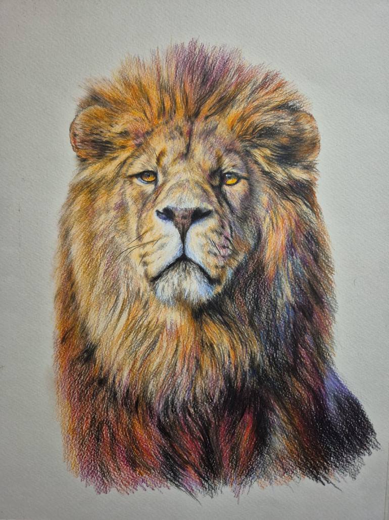 Original Realism Animal Drawing by Tigran Abramyan