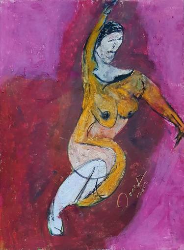 Print of Erotic Paintings by Tashfeen Rizwan