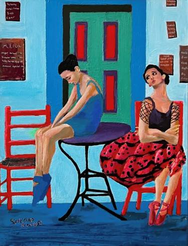 Original Women Paintings by SHLOMO ROTER