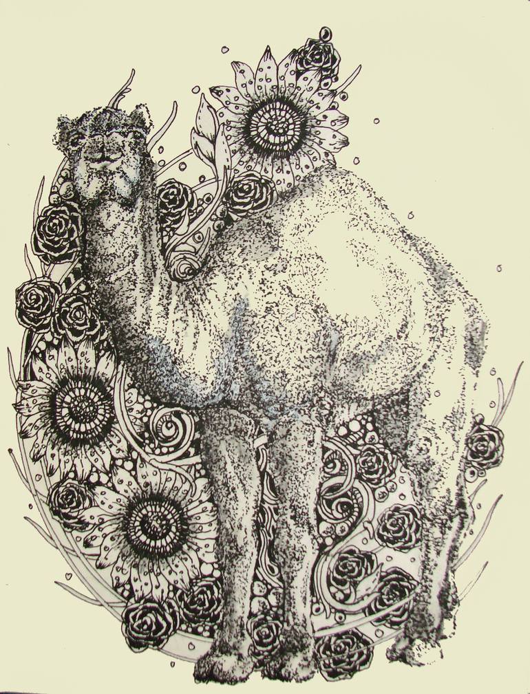 DON CAMELINI, KINGDOM ANIMALIA Drawing by Asma Kazi Saatchi Art