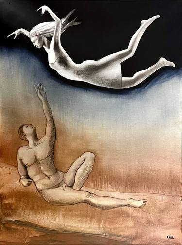 Print of Erotic Paintings by Reidun Falk
