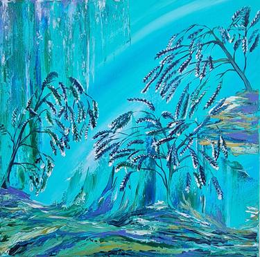 Print of Expressionism Nature Paintings by Eugenia Chicu Touma