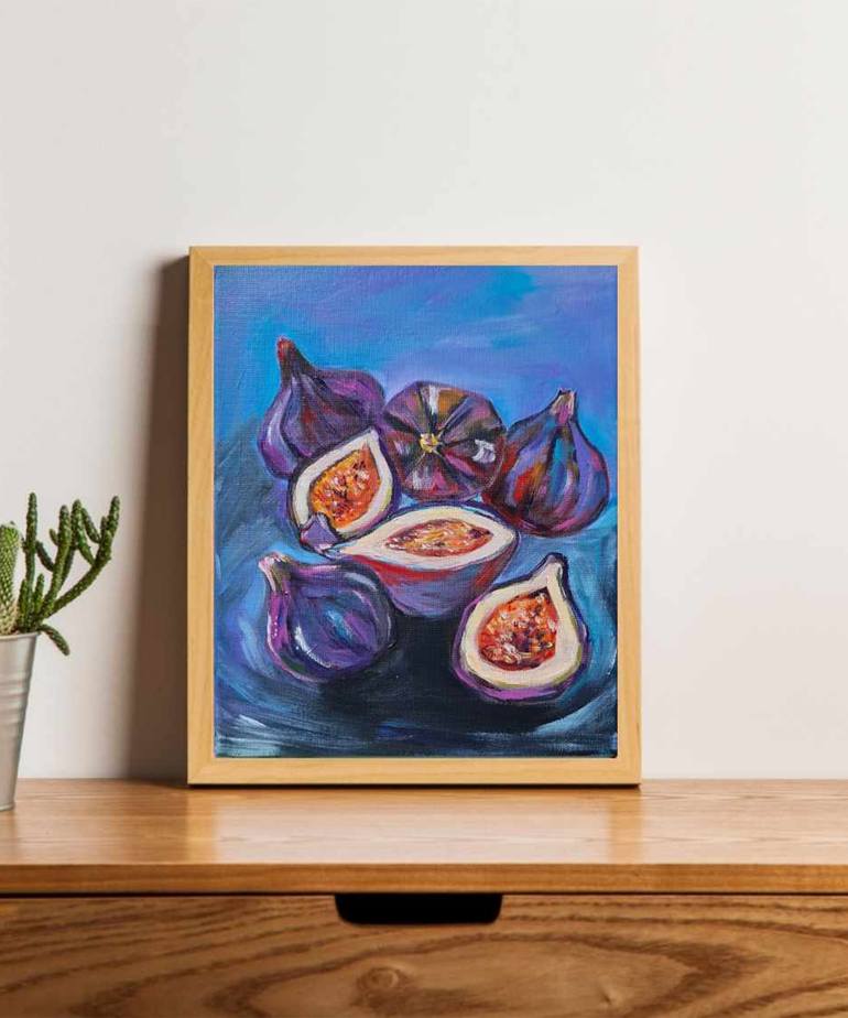 Original Impressionism Food & Drink Painting by Eugenia Chicu Touma