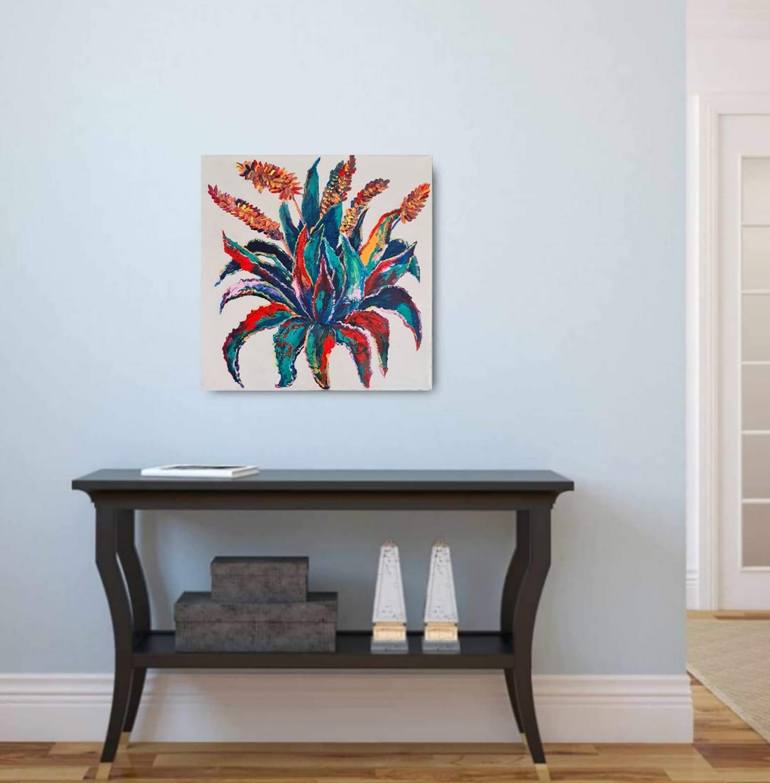Original Impressionism Botanic Painting by Eugenia Chicu Touma