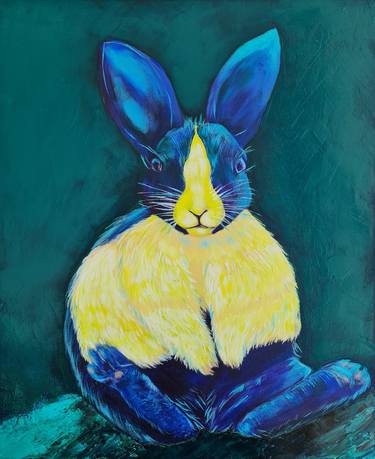 Original Expressionism Animal Paintings by Eugenia Chicu Touma