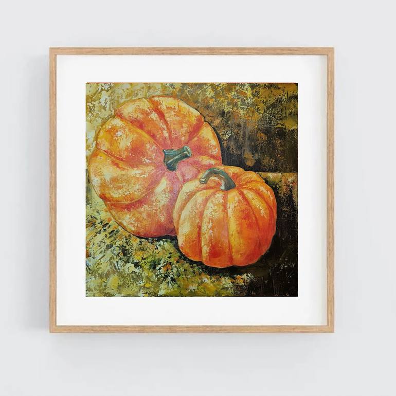 Original Abstract Expressionism Still Life Painting by Eugenia Chicu Touma