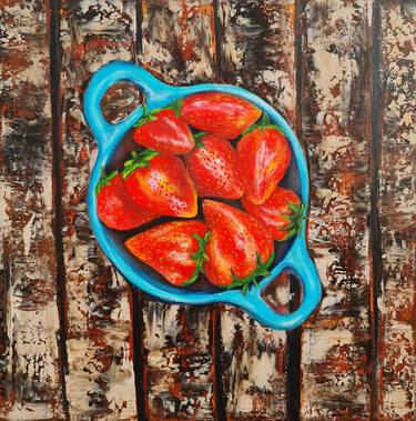 Print of Expressionism Food Paintings by Eugenia Chicu Touma