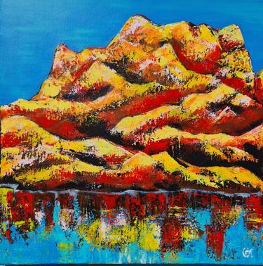 Print of Expressionism Landscape Paintings by Eugenia Chicu Touma