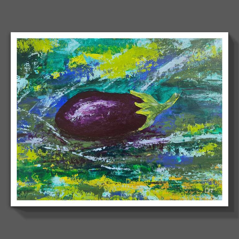 Original Expressionism Still Life Painting by Eugenia Chicu Touma