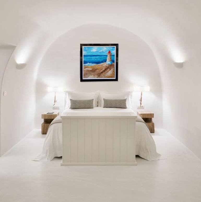 Original Expressionism Seascape Painting by Eugenia Chicu Touma