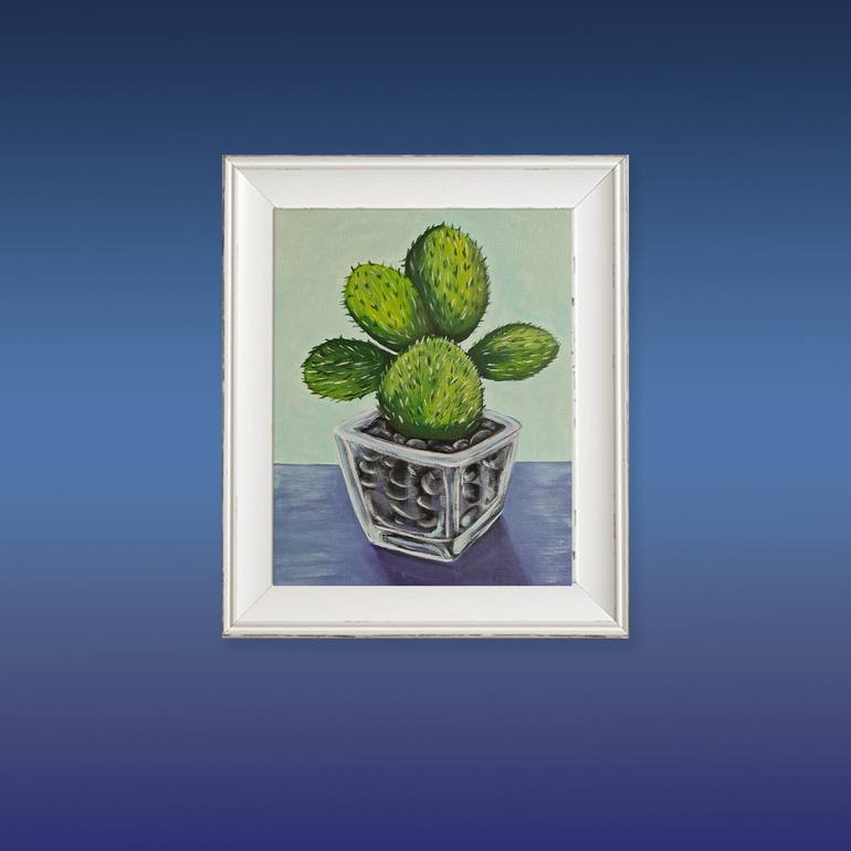 Original Impressionism Floral Painting by Eugenia Chicu Touma