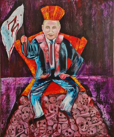 Print of Expressionism Political Paintings by Eugenia Chicu Touma