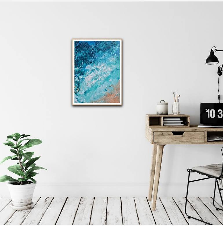 Original Abstract Expressionism Abstract Painting by Eugenia Chicu Touma