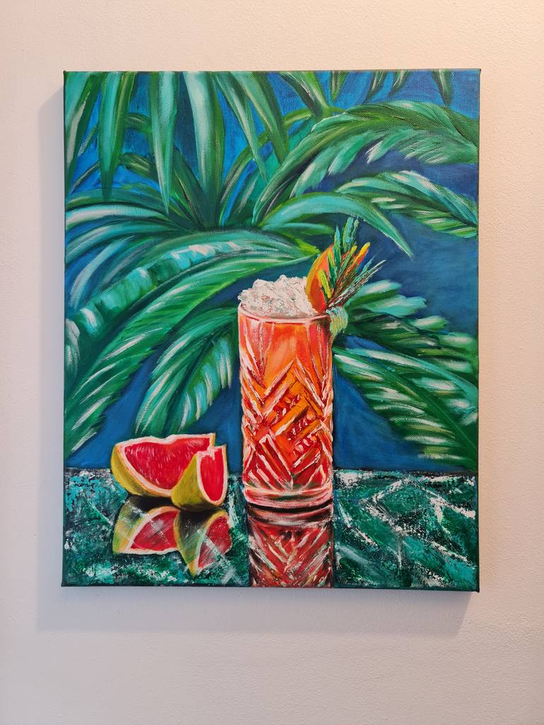 Original Expressionism Still Life Painting by Eugenia Chicu Touma