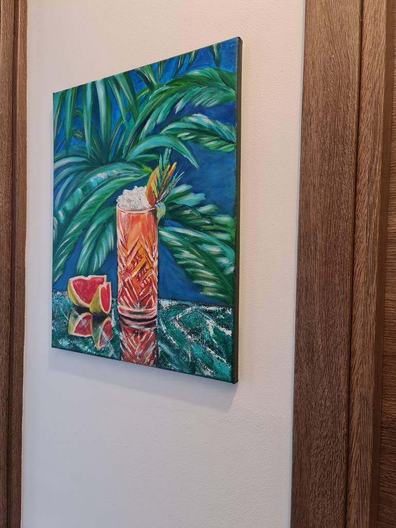 Original Expressionism Still Life Painting by Eugenia Chicu Touma