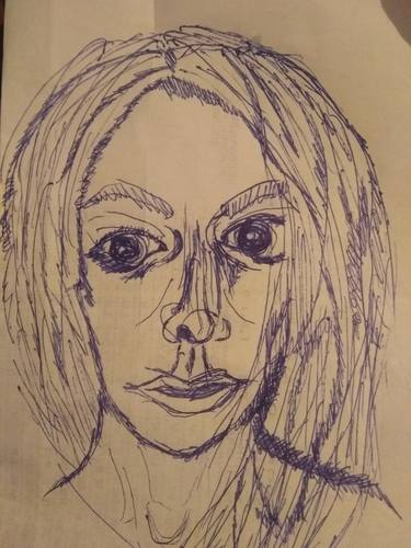 Original Illustration Portrait Drawing by Zhivko Roev