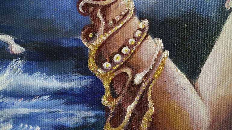 Original Realism Pop Culture/Celebrity Painting by Queen Galery