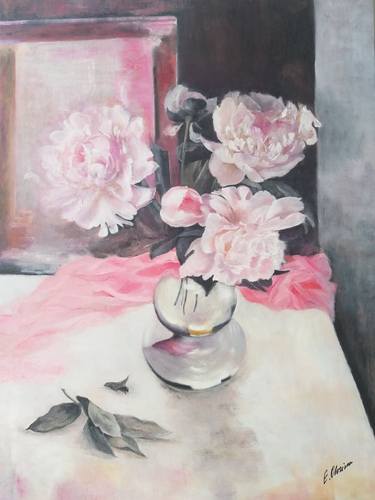 Print of Fine Art Floral Paintings by Elena Obo