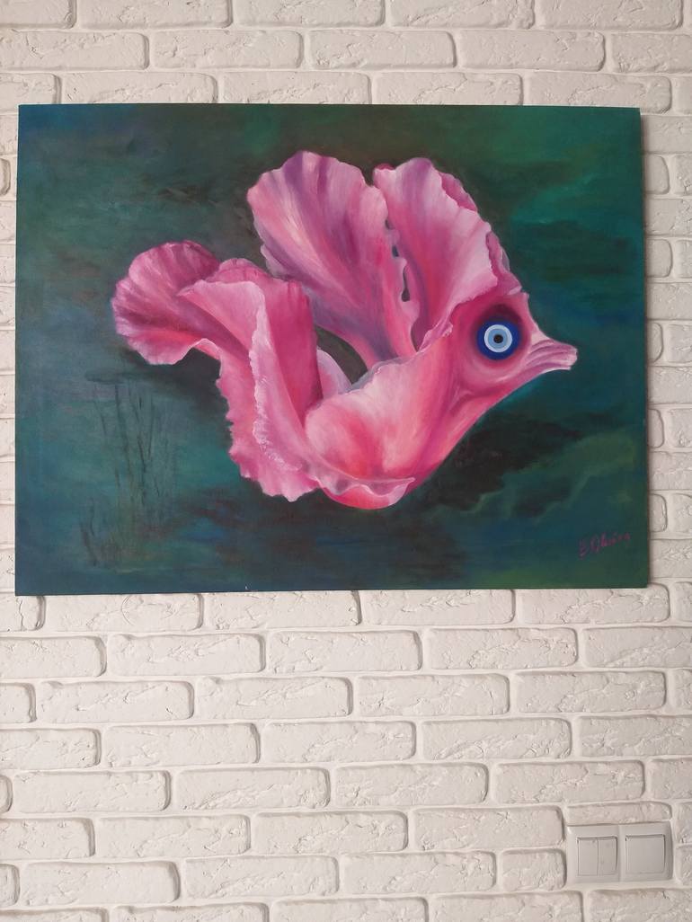 Original Fish Painting by Elena Obo