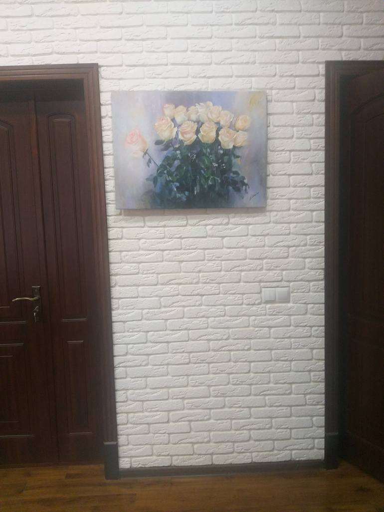 Original Floral Painting by Elena Obo