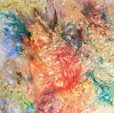Original Abstract Expressionism Nature Painting by Thierry Blanc