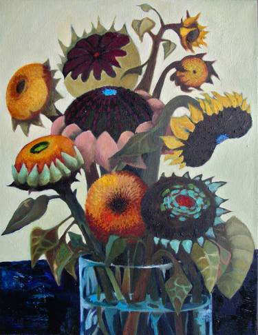 Print of Expressionism Botanic Paintings by Laura Hudson