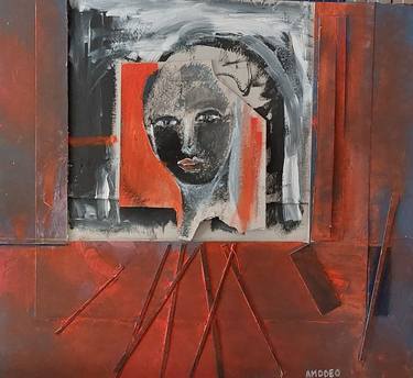 Original Expressionism Women Paintings by Gianfranco Amodeo