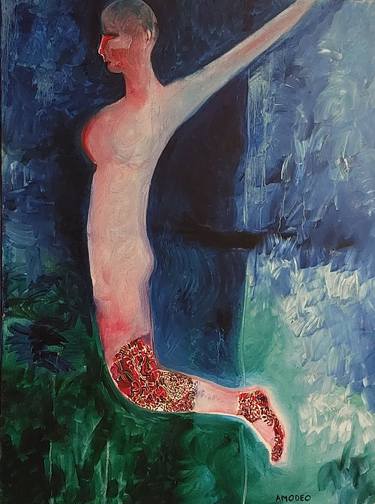 Original Expressionism Women Paintings by Gianfranco Amodeo